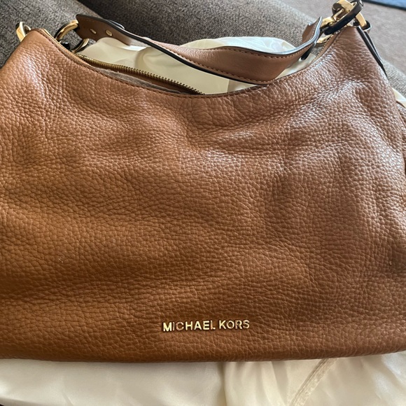 Michael Kors Bags Michael Kors Isabella Tan Brown Pebbled Soft